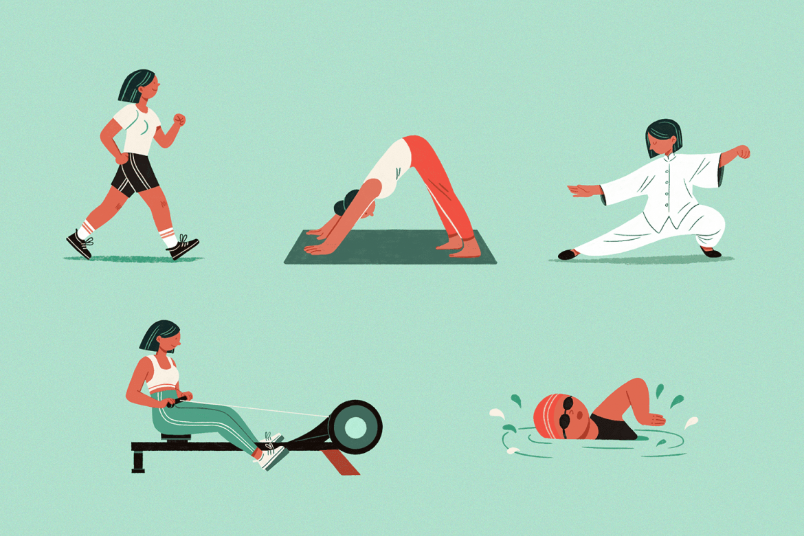 Low impact exercises to be done daily